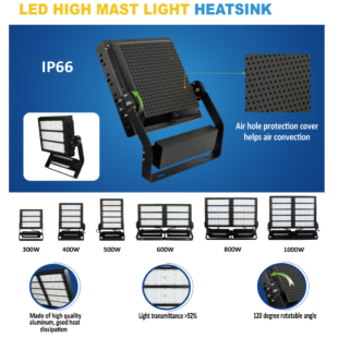 Floodlight housing;heatsink kit, aluminum heatsink