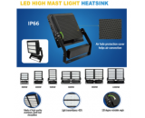 Floodlight housing;heatsink kit, aluminum heatsink