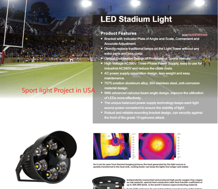 Led Stadium light Project